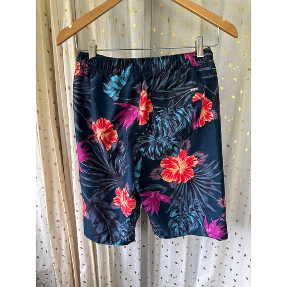 NWOT Hurley Boy's Hawaiian Tropical Pull On Mesh Briefs Swim Trunks XL - Picture 4 of 8